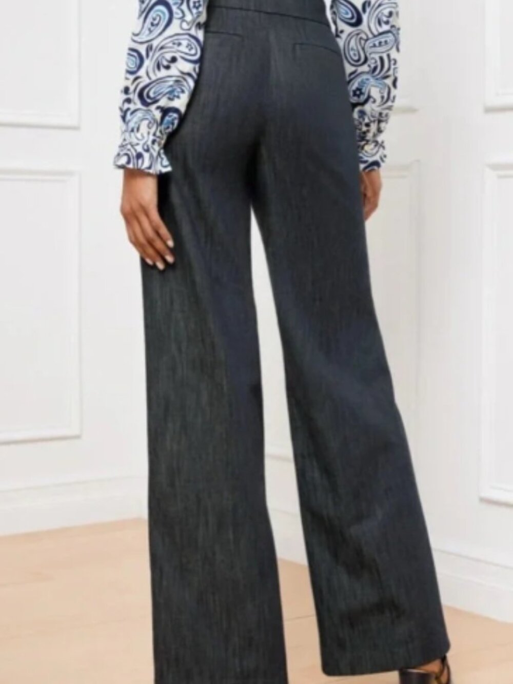 Talbots Greenwich Denim Pants, Size 18W, NwT - Picture 2 of 3